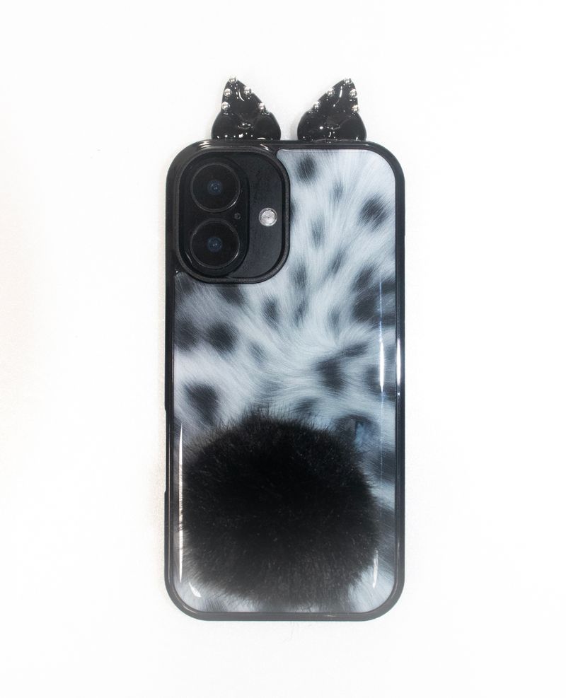 Naughty Kitty Case (Leopard Black)