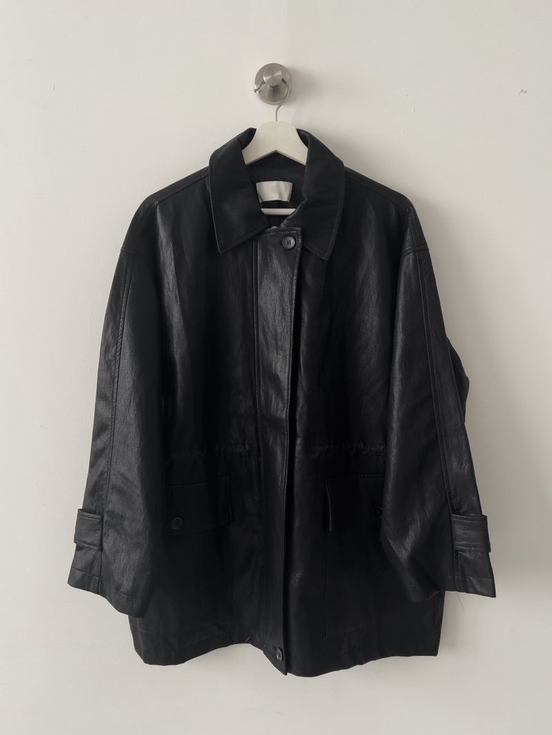 Eleanor Leather Safari Half Jacket