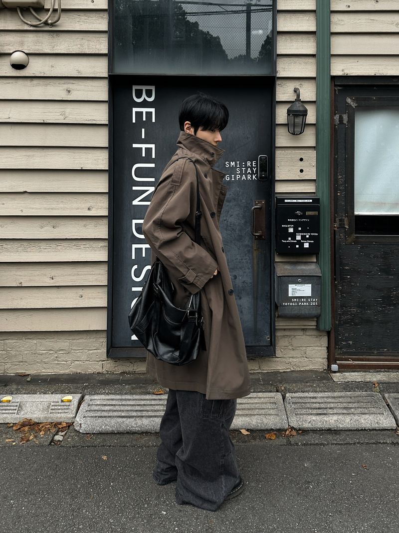 Eden long trench coat