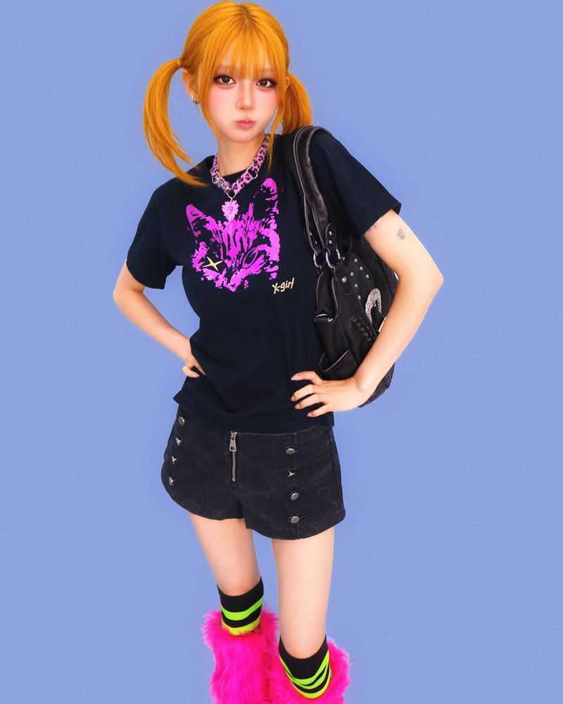nova napoleon button shorts (2color)