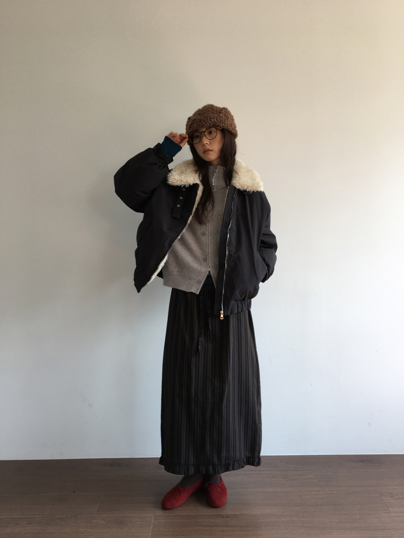 DUGGY（ダギー）の「シェール フリル ロング スカート (2color)（スカート）」