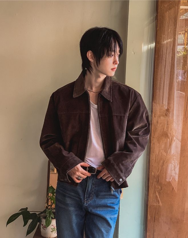 2PLAN（ツープラン）の「Salton Velvet Suede Zip Crop Blouson（Jackets/Outerwear）」