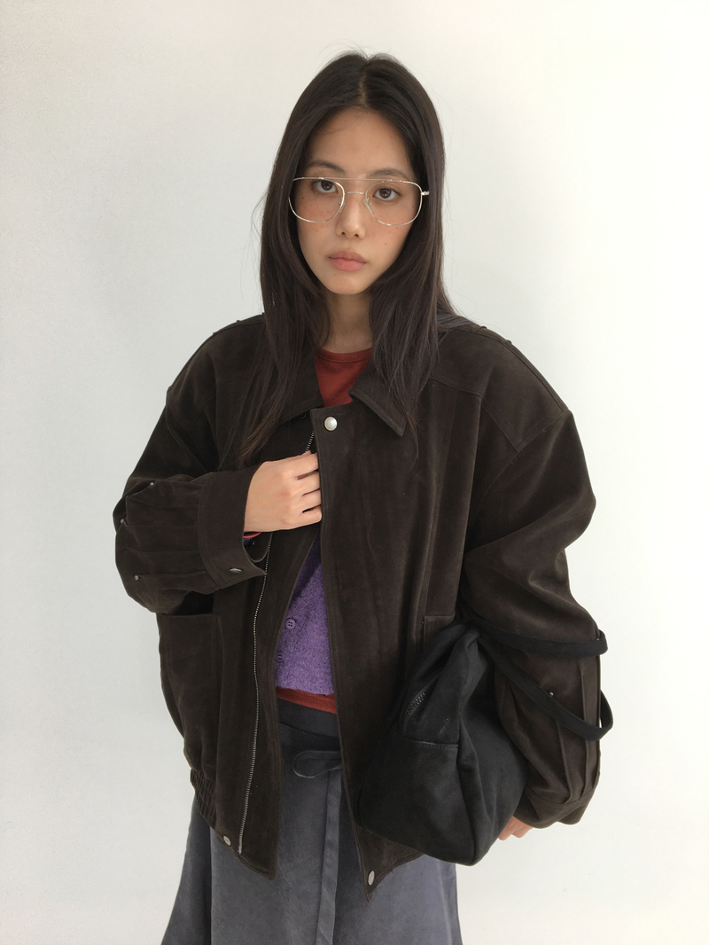 Western Suede Blouson (2color)