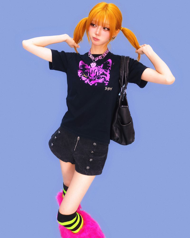 nova napoleon button shorts (2color)