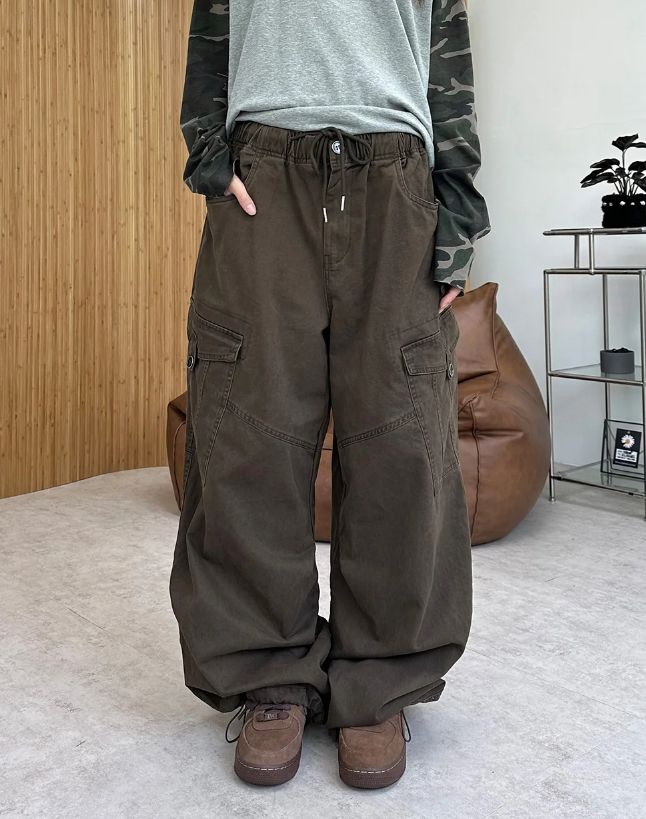 SATIIIZ（サティーズ）の「Maydon button pocket cargo pants（Pants）」