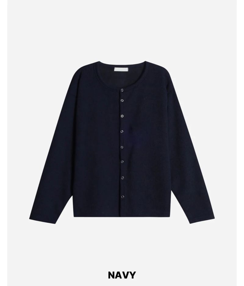 Fleck Cropped Knit Cardigan