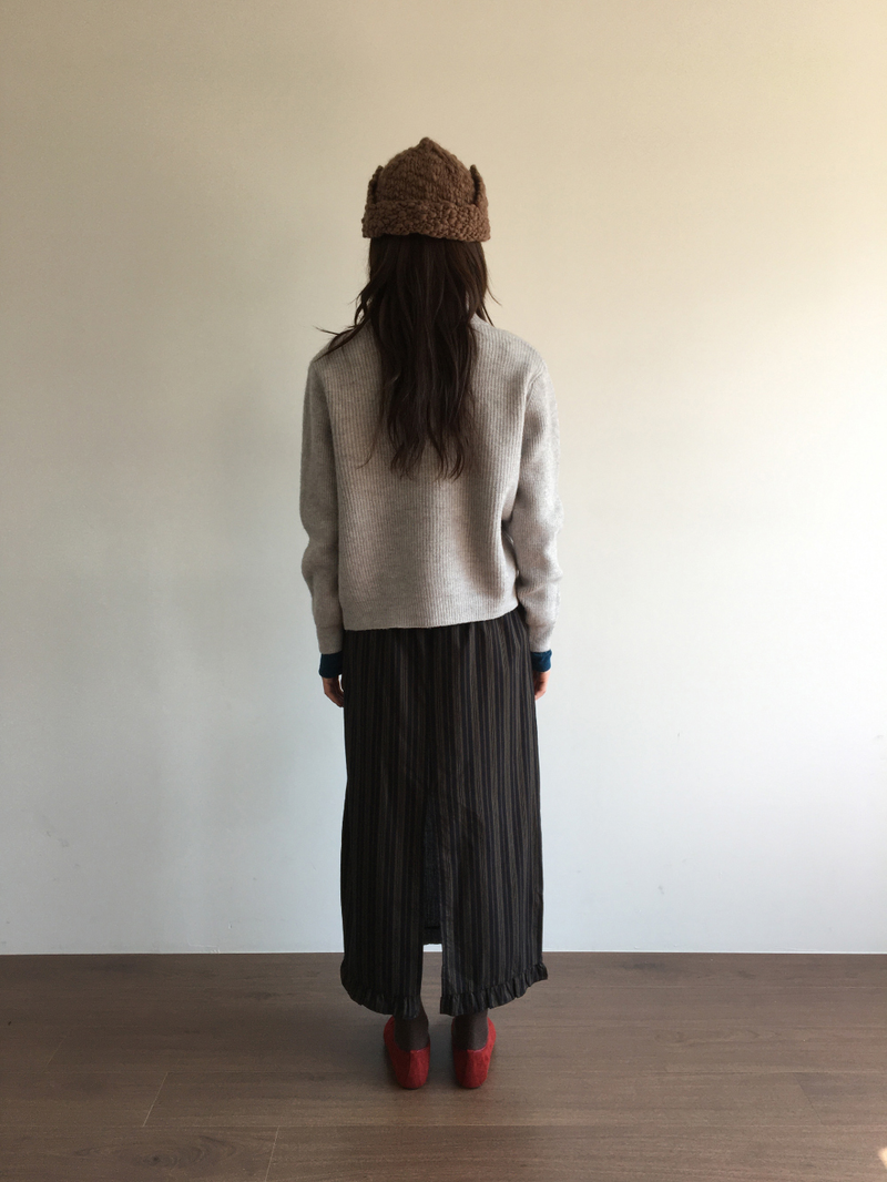 Cher frill long skirt (2color)