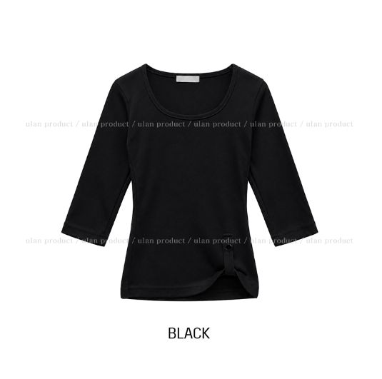 Mods Adjust Button Three Quarter T-shirt