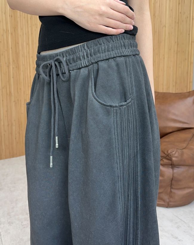 Ciel Washed Cutout Track Pants