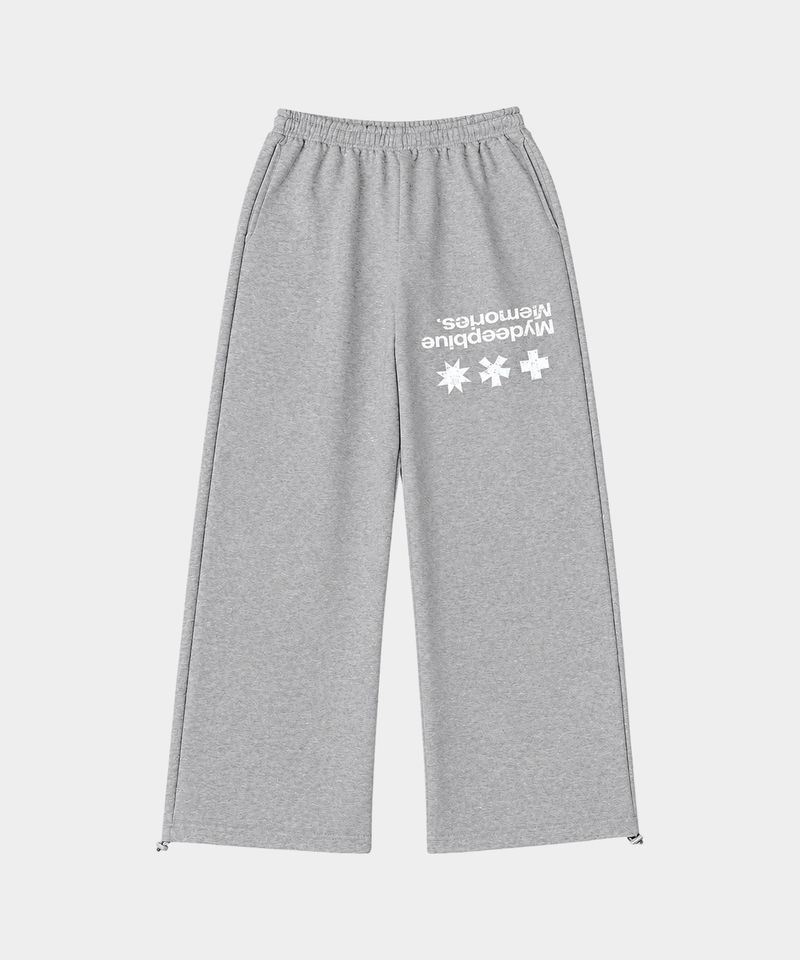 MM SYMBOL OVER SWEATPANTS (GREY, BLACK)