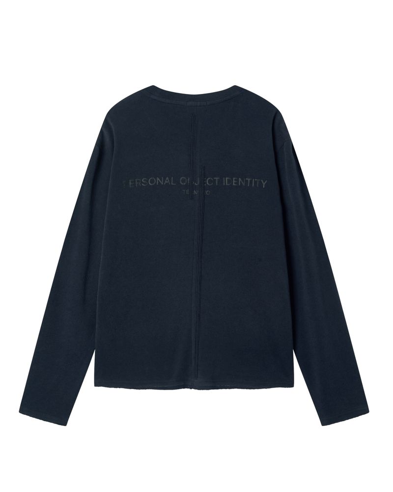 personal object（パーソナルオブジェクト）の「ニッテッド ロングスリーブ ネイビー（トップス）」