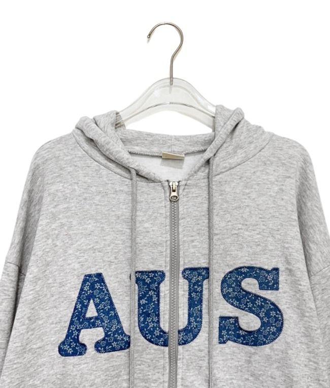 26FW★ [BAONHAUS] Kuiro Embroidery Hood Zip-Up