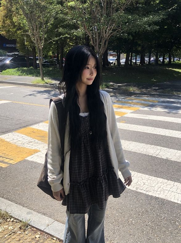 TL V-ネックニットカーディガン