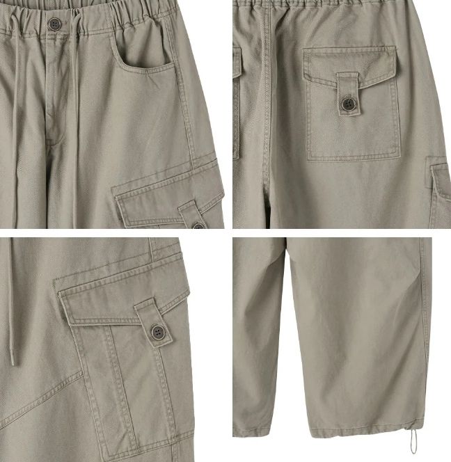 Maydon button pocket cargo pants
