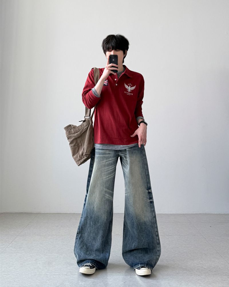 Ernis Washing Wide Denim