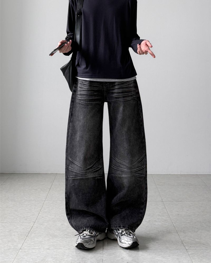 Filine Washing Wide Denim