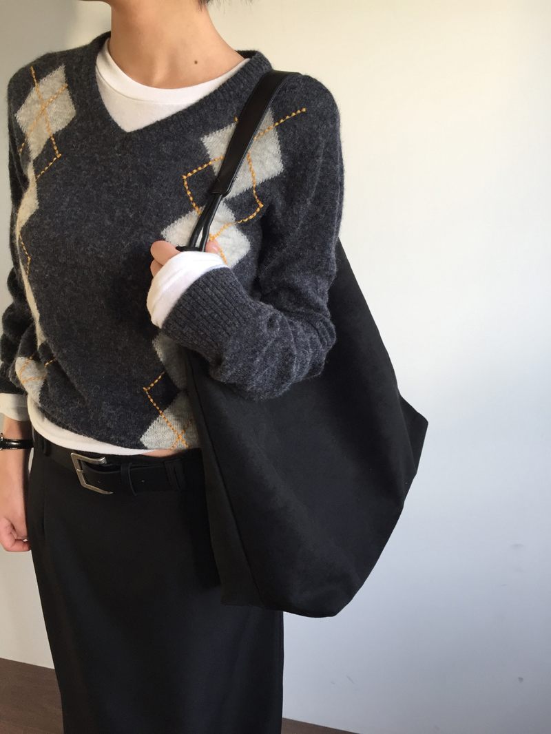 Hobos Suede Shoulder Bag (2color)
