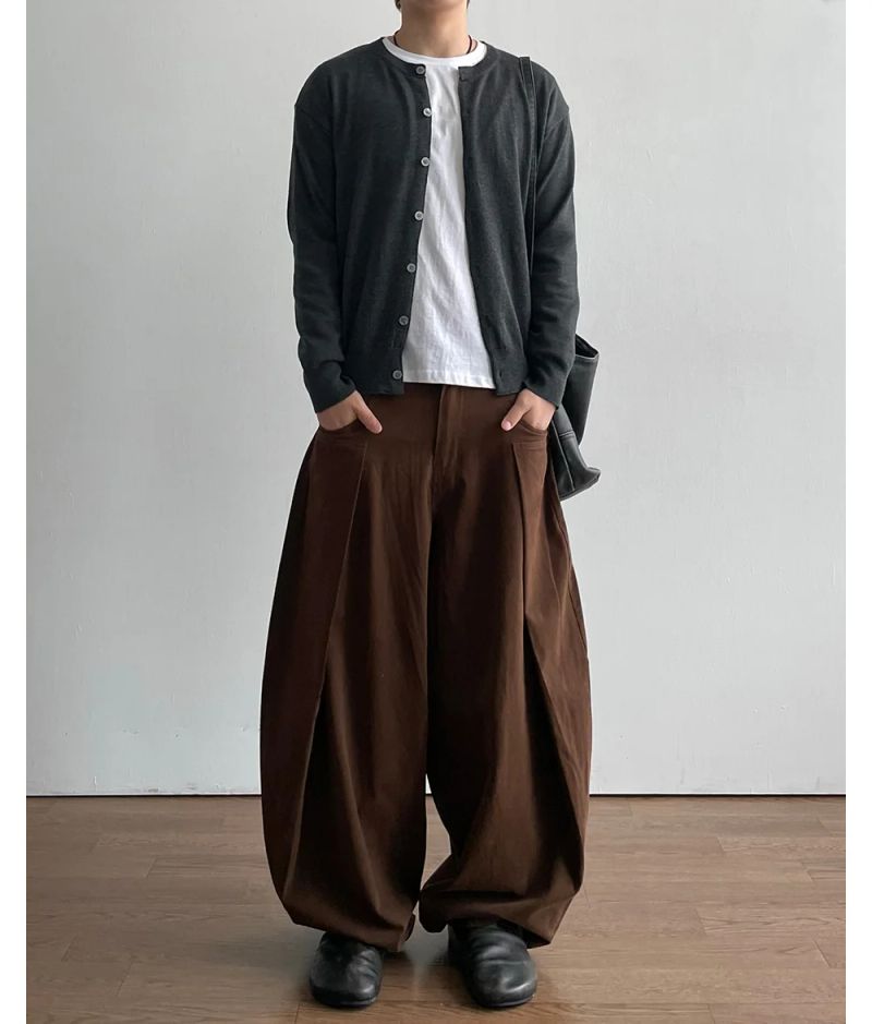 Stand Cropped Knit Cardigan