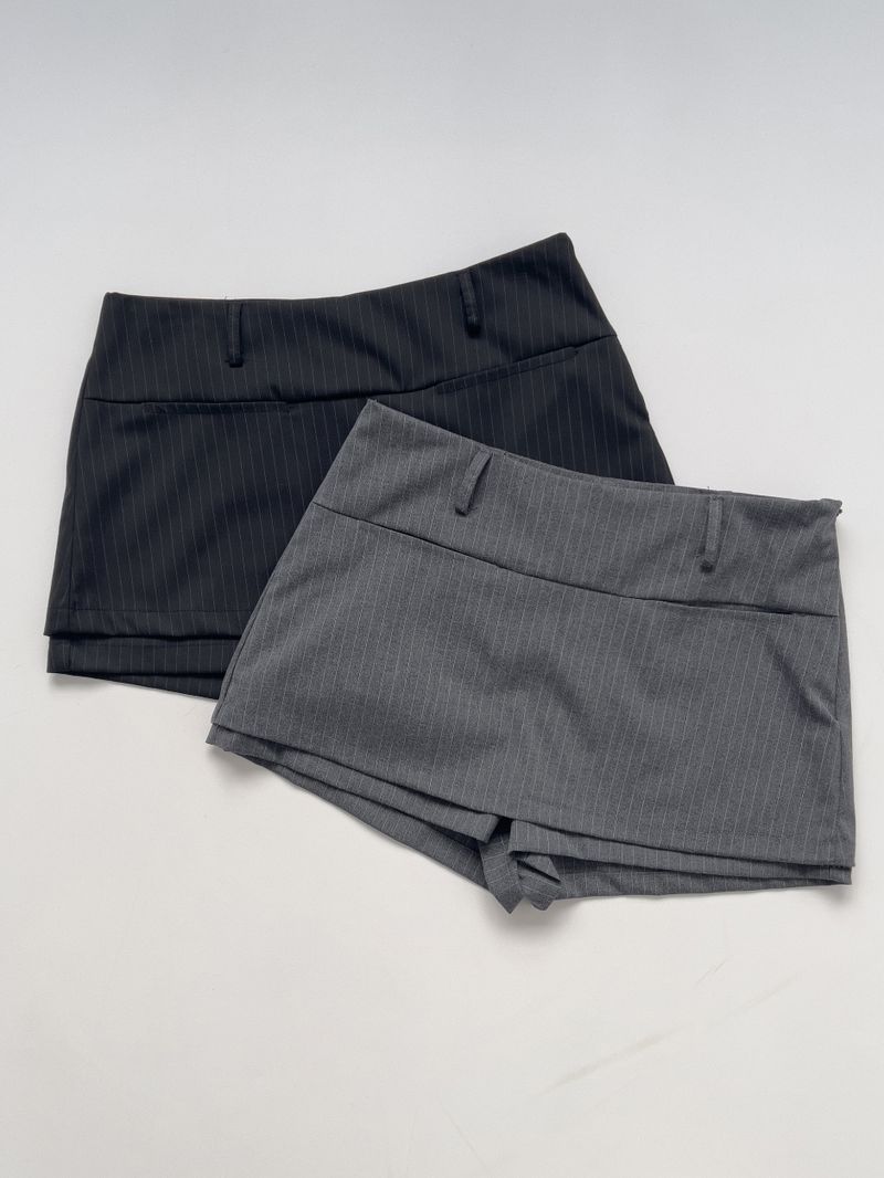 Milo Striped Layered Skirt Pants