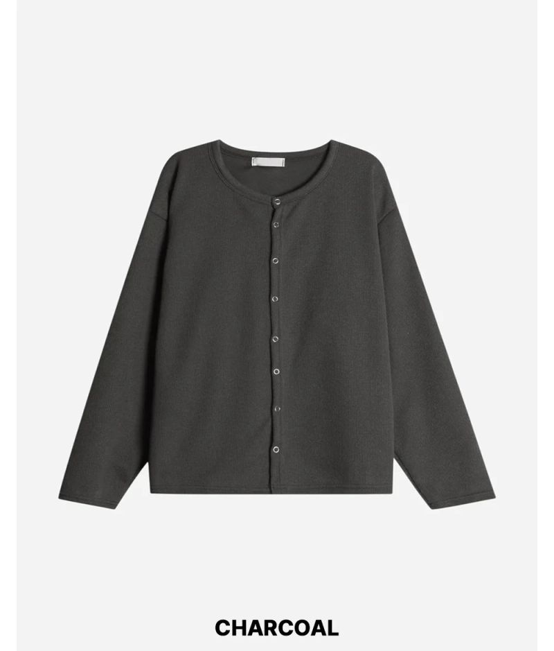 Fleck Cropped Knit Cardigan