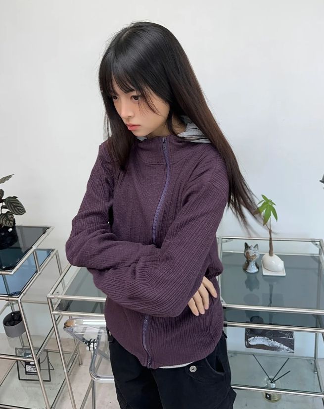 エディリブドサイドジップアップ