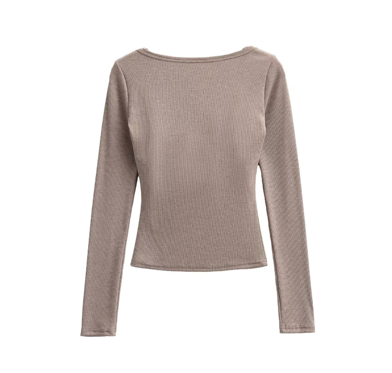 Roella Lace Button Slim Cardigan