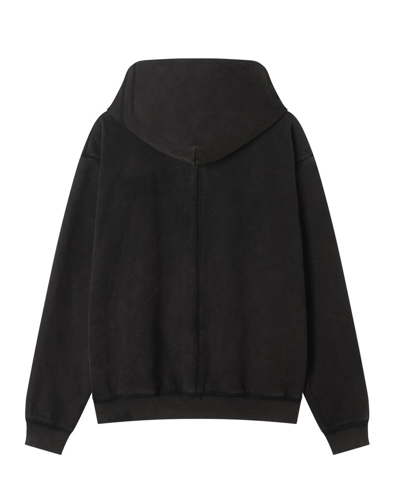 WASHED HOODIE BLACK