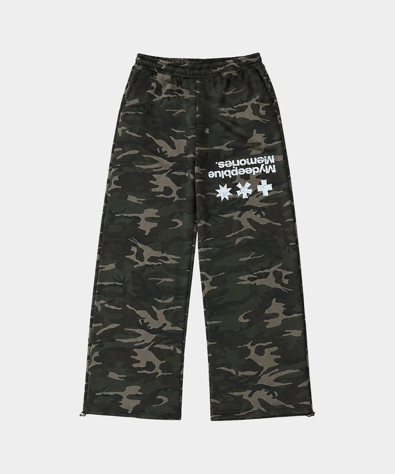MM SYMBOL OVER CAMO SWEATPANTS (2 COLORS)