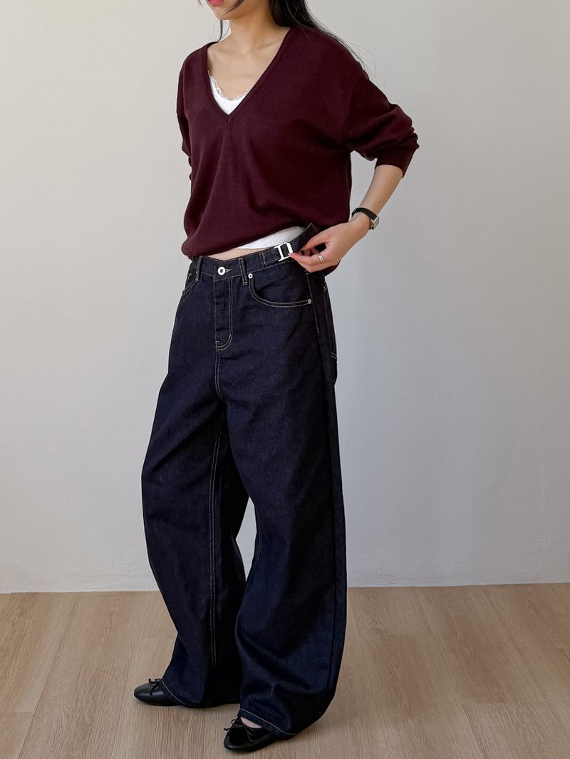 Adjust Selvedge Wide Pants