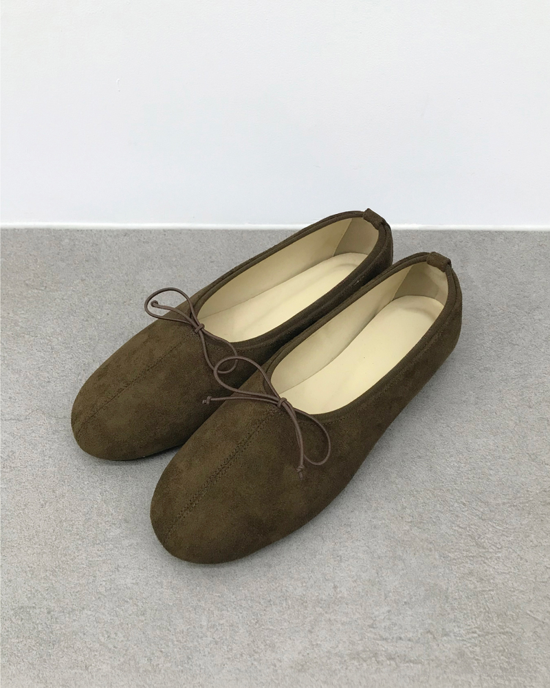 Odette Bow flat shoes (3color)