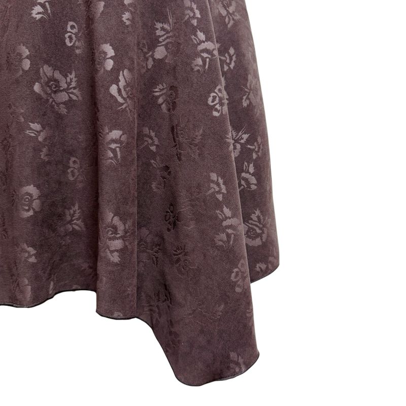 (2color) Rose Asymmetrical Flare Skirt