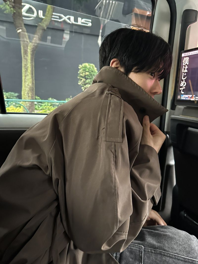 Eden long trench coat
