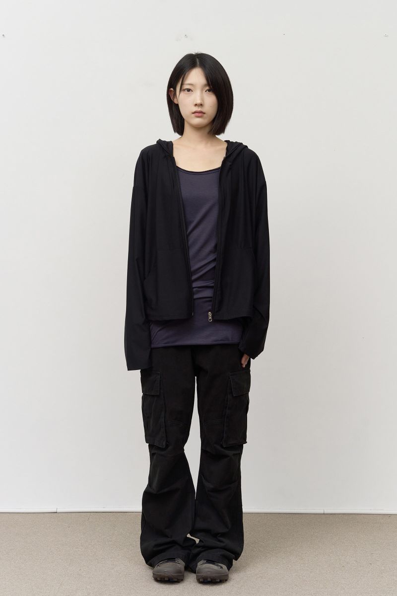 Riso Jersey Zip Hoodie