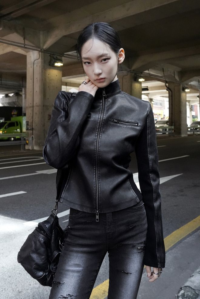 hatsukoshi（ハツコシ）の「26FW★ アッシュド クラック レザー ジャケット（ジャケット/アウター）」