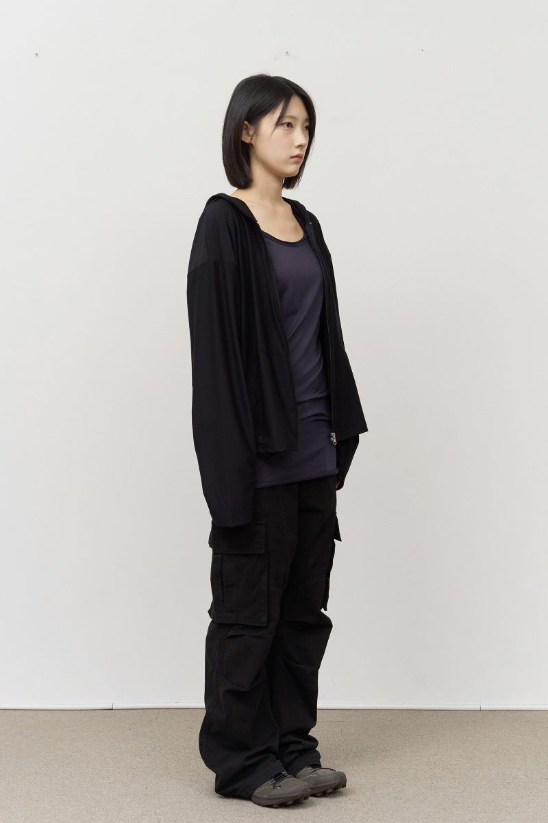 Riso Jersey Zip Hoodie