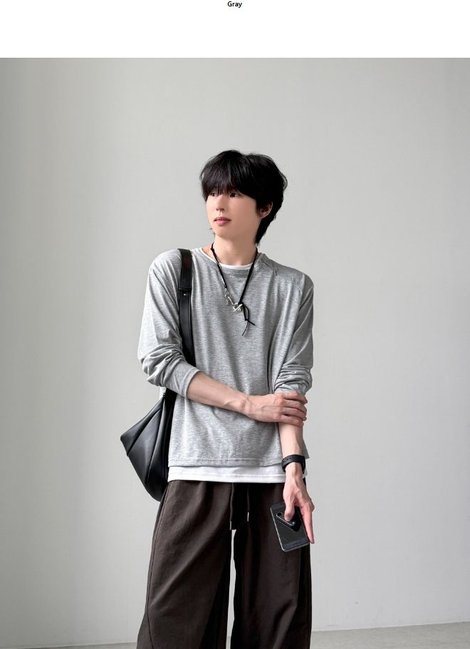 フリーズ レイヤード ロングスリーブ