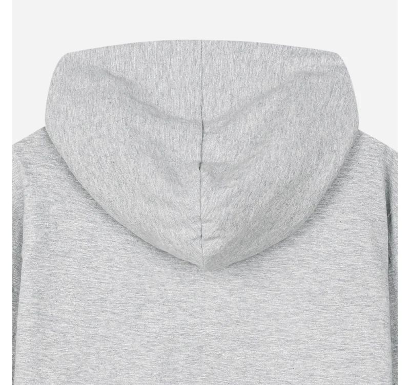City Slub Crop Hood Zip-up