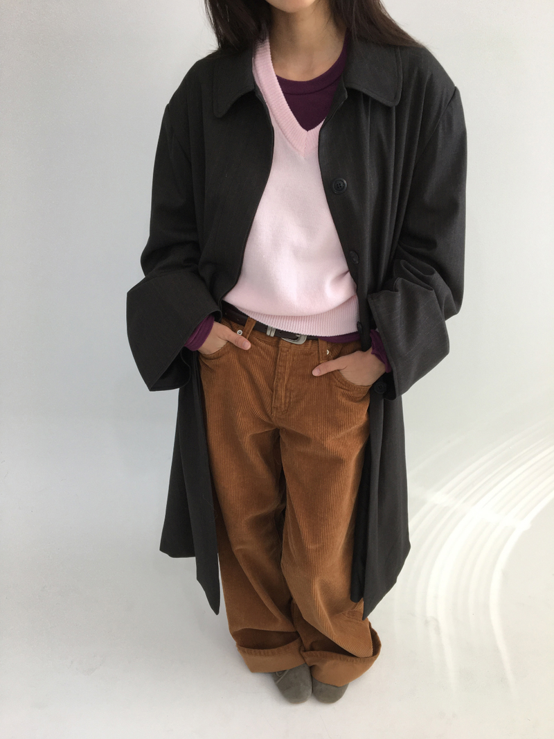 Caramel corduroy pants (3color)