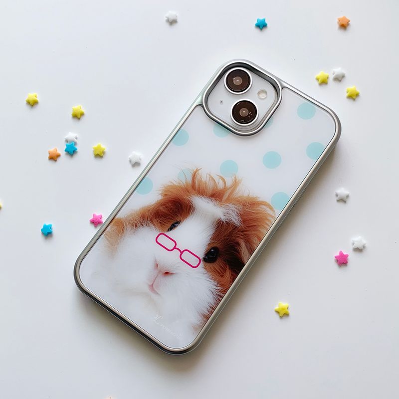 leromarin（ルロマリン）の「[MADE] red glasses guinea case（Smartphone Accessories）」