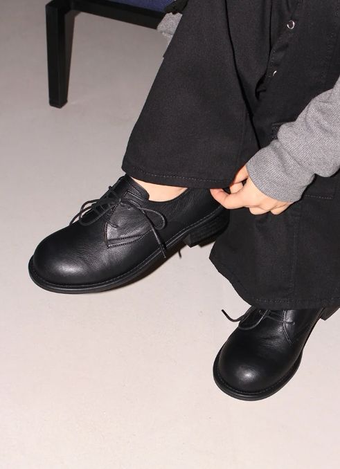 EYELET STRAP BOOTCUT PANTS
