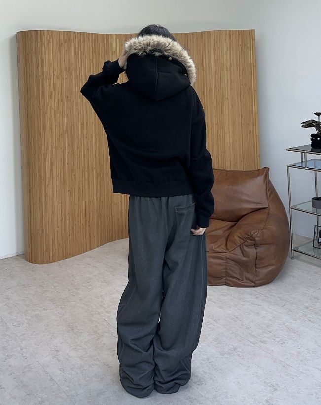 Ciel Washed Cutout Track Pants
