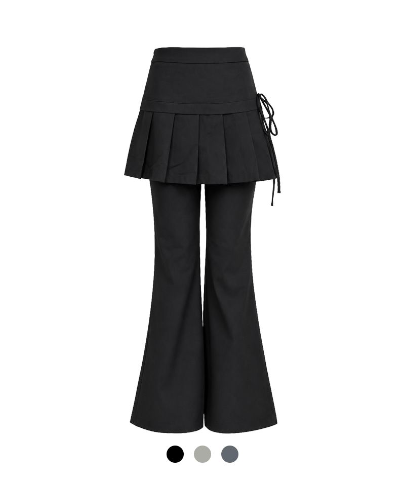 Cozy&Kitsch(コージーアンドキッチ)の「サイド レースアップ プリーツ スカート パンツ(パンツ)」