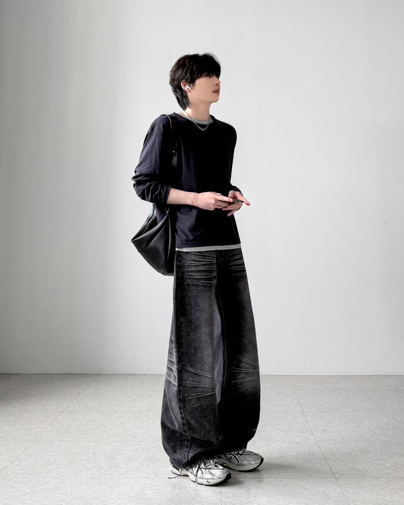 Filine Washing Wide Denim