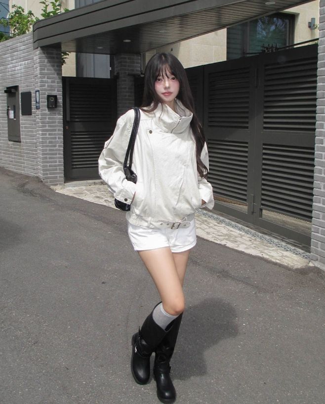 Laco High-Neck Belted Field Jumper