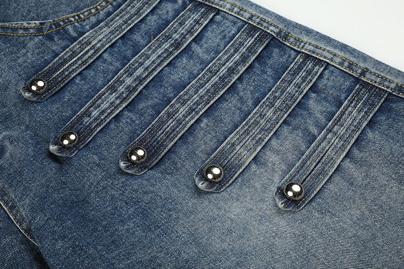 Rosie Multi-Pocket Wide Denim Pants