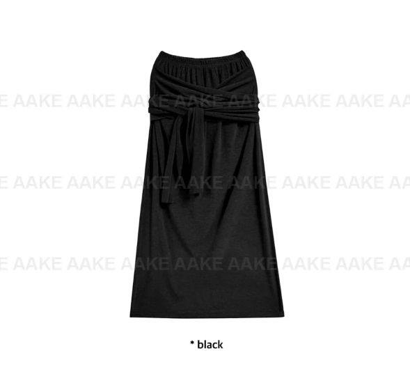 CROSS WRAP MAXI SKIRT
