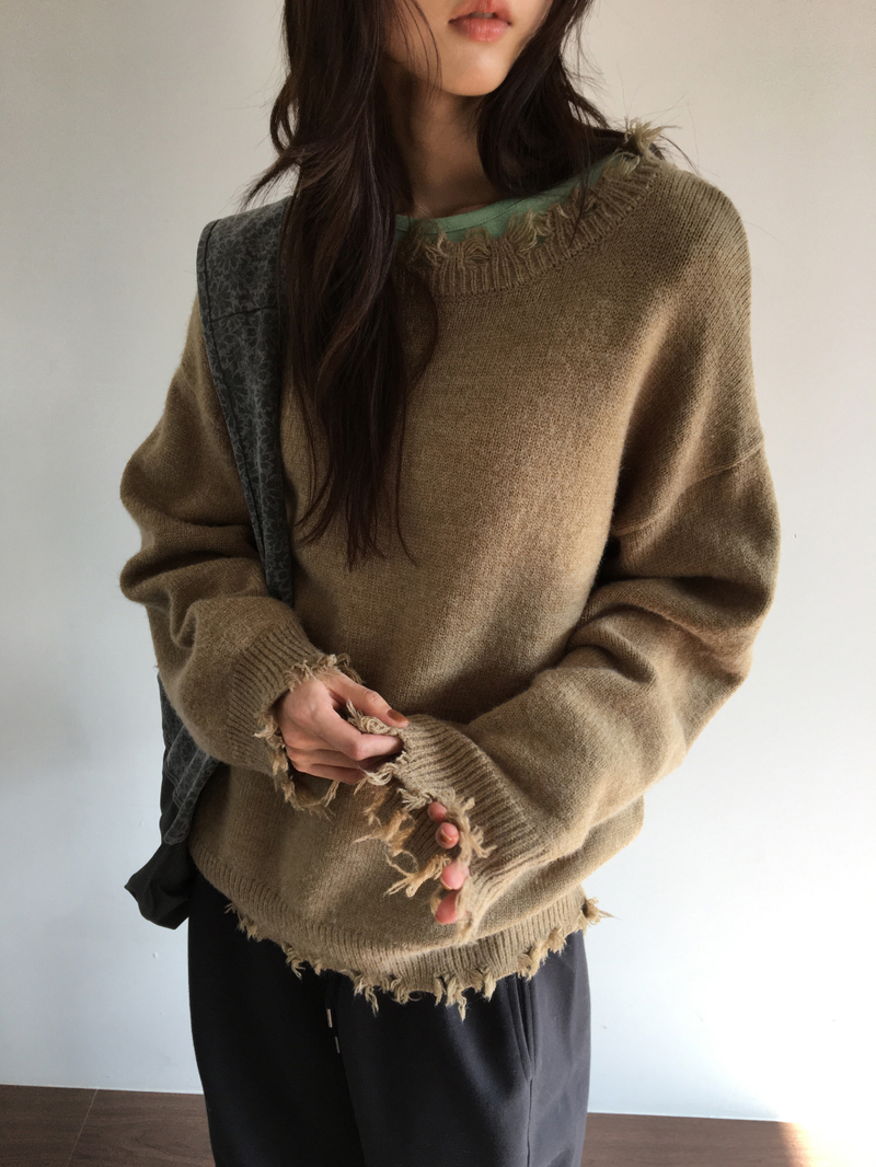Laru Damage Knit (3color)