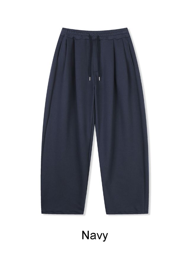 Arc Circle Embroidered Wide Pants