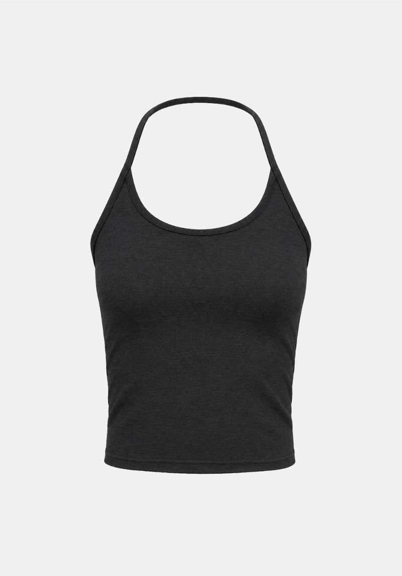 Luna Slim Halter Sleeveless Top