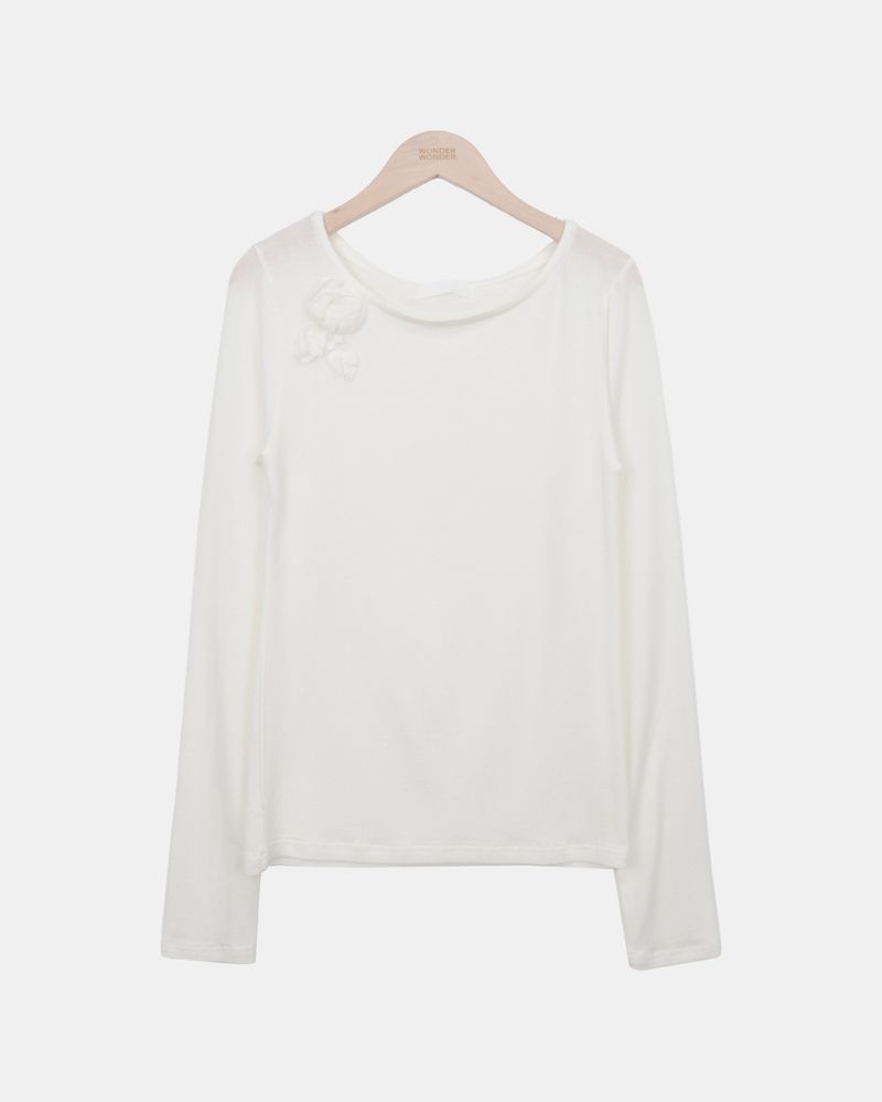 Kool Flower Wool Long-Sleeve T-Shirt